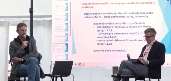 Otvorene s Audiovizu�lnym fondom.  Ak� s� priority Audiovizu�lneho fondu a kam smeruje podpora slovenskej kinematografie?